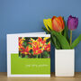 Personalised Tulip Flower Card, thumbnail 1 of 8