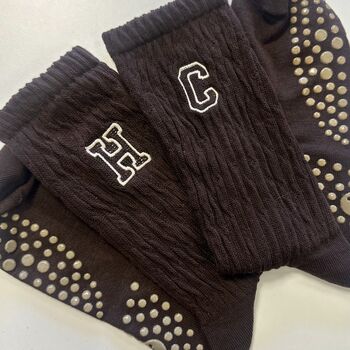 Personalised Initial Pilates Socks, 2 of 6