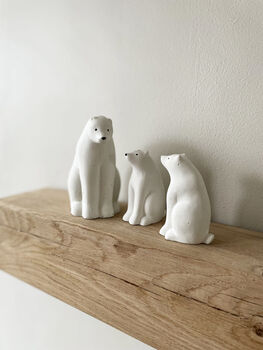 Concrete Polar Bear Ornaments, 3 of 5