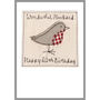 Personalised Robin Birthday Card For Him Or Her, thumbnail 7 of 12