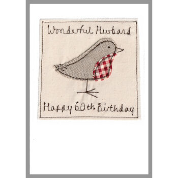 Personalised Robin Birthday Card For Him Or Her, 7 of 12