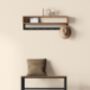 Coat Rack Shoe Bench Set Hall Tree Industrial Style, thumbnail 7 of 8