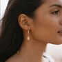 Moana Hoop Earrings, thumbnail 2 of 2