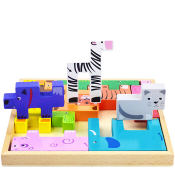 Wooden Animal Stacking And Balancing Puzzle Set, 10 of 11