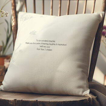 Teacher's Apple Personalised Cushion, 2 of 4