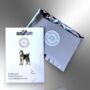 Origami Husky Dog Enamel Lapel Pin Brooch, thumbnail 5 of 8