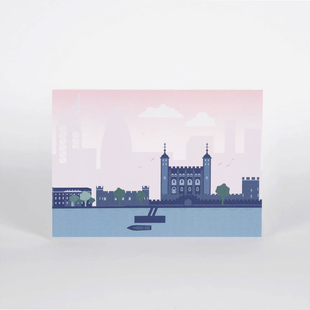 London Architectural Postcard Set By Another Studio Notonthehighstreet Com