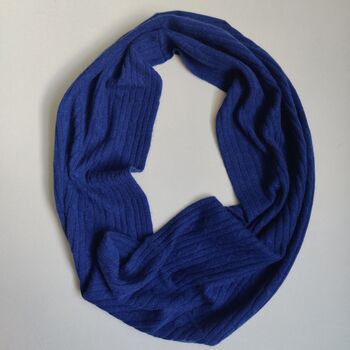 Personalised Pure Cashmere Unisex Snood Infinity Scarf, 8 of 12