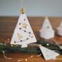 Christmas Stocking Filler Tree Hanging Decoration With Red Baubles, thumbnail 2 of 7