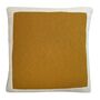 Solid Knitted Poster Cushion Sunset Yellow, thumbnail 3 of 5