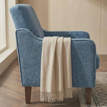 Navy Armchair Living Room Comfortable Lounge Chair, 5 of 5