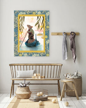 Wind In The Willows Down The River Art Print, 3 of 3