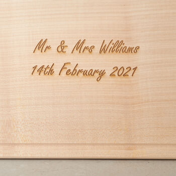 Personalised Carving Board Made In Britain, 2 of 8