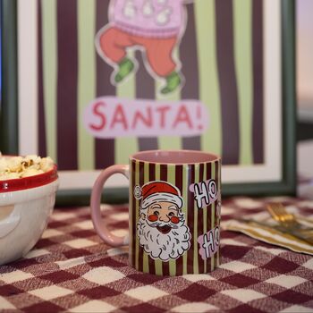 Ho Ho Ho Mug – Festive Santa Christmas Cup, 6 of 6