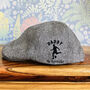 Personalised Dad/Grandad Football Hobby Flat Cap, thumbnail 4 of 5