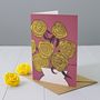 Yellow Roses Greeting Card, thumbnail 1 of 2