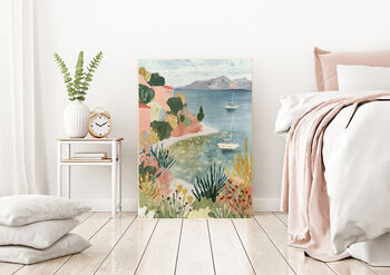 Italy Amalfi Coast Travel Art Print, 5 of 5