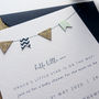 Hello Little One Green Baby Shower Invitations, thumbnail 2 of 2
