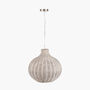 Grey Wash Rattan Pendant Ceiling Light, thumbnail 3 of 8