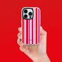 Berry Stripe Phone Case For iPhone, thumbnail 3 of 8