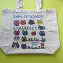 Personalised Purrfect Teacher Bag, thumbnail 10 of 11