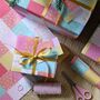Pastel Patchwork Quilt Wrapping Paper, thumbnail 4 of 9