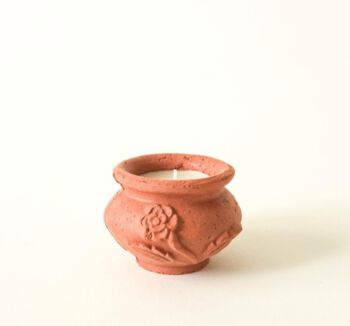 Handmade Terracotta Candles Box Of Six | Original Scent, 5 of 9
