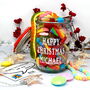 'Happy Christmas' Personalised Retro Sweets Jar, thumbnail 1 of 5