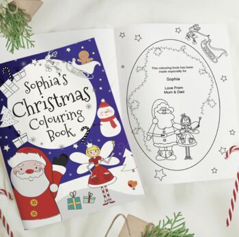 Personalised 'It's Christmas' Colouring Book, 5 of 5