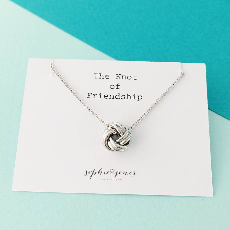 friendship knot necklace by sophie jones jewellery | notonthehighstreet.com