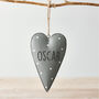 Personalised Spotty Hanging Heart, thumbnail 1 of 5
