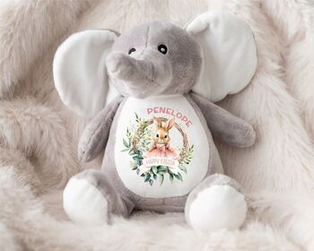 Personalised Pink Happy Easter Teddy, 7 of 12