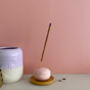 Ceramic Macaron Incense Burner, thumbnail 1 of 3