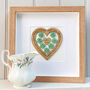 38th Anniversary Tourmaline Or Jade Personalised Heart, thumbnail 1 of 6