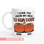 Personalised 'I Love You From My Head To Ma Toes' Mug, thumbnail 1 of 3
