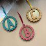 Personalised Christmas Ornament Scalloped Decoration, thumbnail 1 of 7