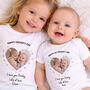Personalised Father’s Day Sibling Matching Outfit With Photo, thumbnail 1 of 8