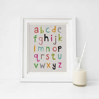 Children's Alphabet Poster Lower Case, 2 of 4