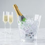 Personalised Initials Crystal Champagne Bucket, thumbnail 3 of 4