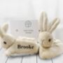 Peter Rabbit Personalised Baby Booties, thumbnail 3 of 6