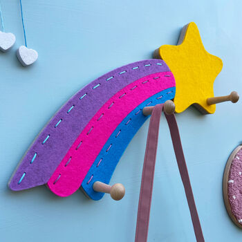 Shooting Star Coat Hooks, 4 of 6