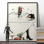Catwoman In The Bath Poster Print, thumbnail 1 of 5