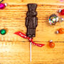 Dark Chocolate Christmas Soldier Lolly, thumbnail 2 of 2