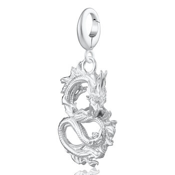 Chinese Dragon Charm Necklace, Sterling Silver Or Gold Plated, 6 of 9