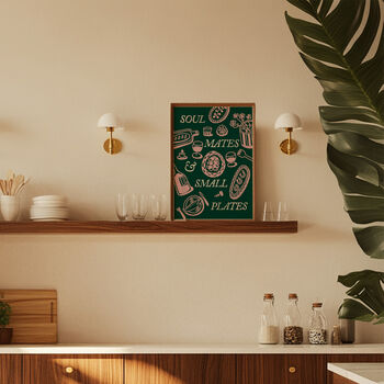 Food Print | Soul Mates And Small Plates Poster, 7 of 9