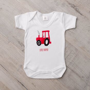 Henry The Little Red Tractor Bodysuit, 2 of 2
