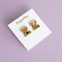 Hourglass Time Colourful Laser Acrylic Stud Earrings, thumbnail 5 of 7