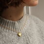 Tiny Small Heart Miniature Personalised Locket Necklace, thumbnail 8 of 12