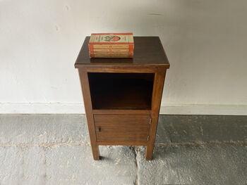 1930’s Vintage Mid Century Bedside Cabinet, 6 of 10