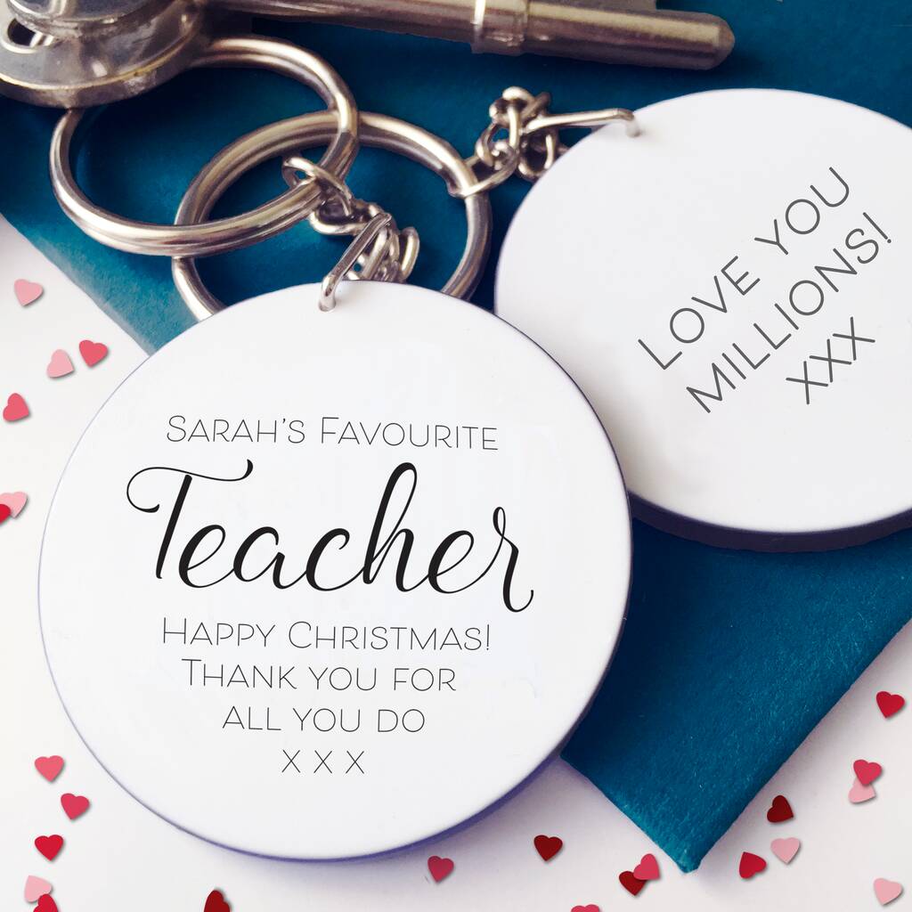 Image of My Favourite Teacher Personalised Keyring